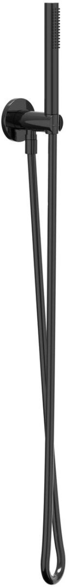 IVY Glijstangset met Handdouche Staafmodel - Doucheslang 150 cm - Zwart Chroom PVD
