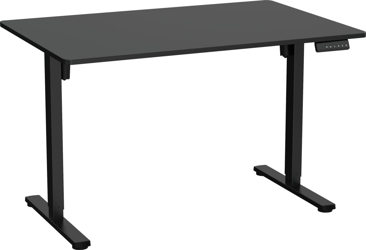 Vestland - Zit-sta Bureau Elektrisch In Hoogte Verstelbaar - Conform ARBO-norm - Geheugenfunctie - 120 x 80 CM - Zwart