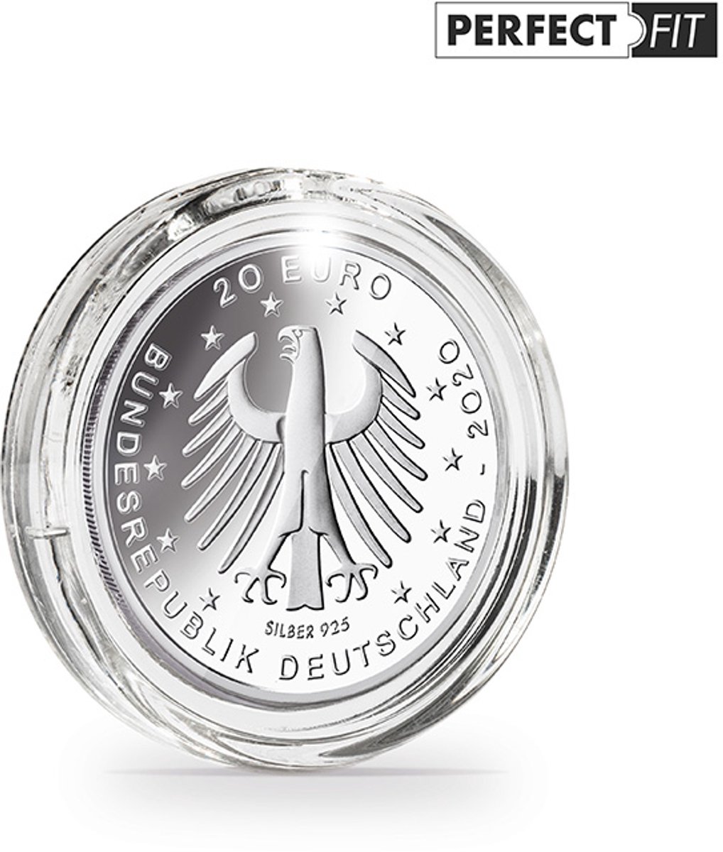 ULTRA PERFECT FIT - Muntcapsule - Perfect passende muntcapsules voor Duitse 20 euro (32,50 mm), verpakking van 100 stuks