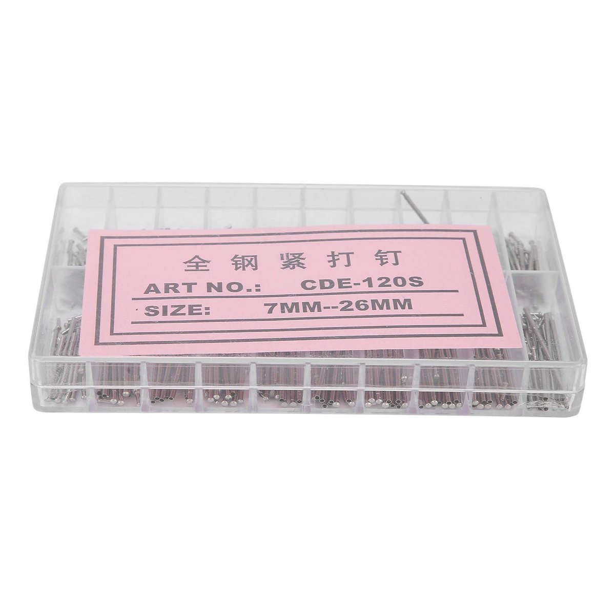 Dailygoody - Horlogestaven - Drukstaven Pinnen - Voor Horlogemakers - Buiswrijvingspen - Accessoire voor Horloge - Set van 60 Stuks - Geschikt vo