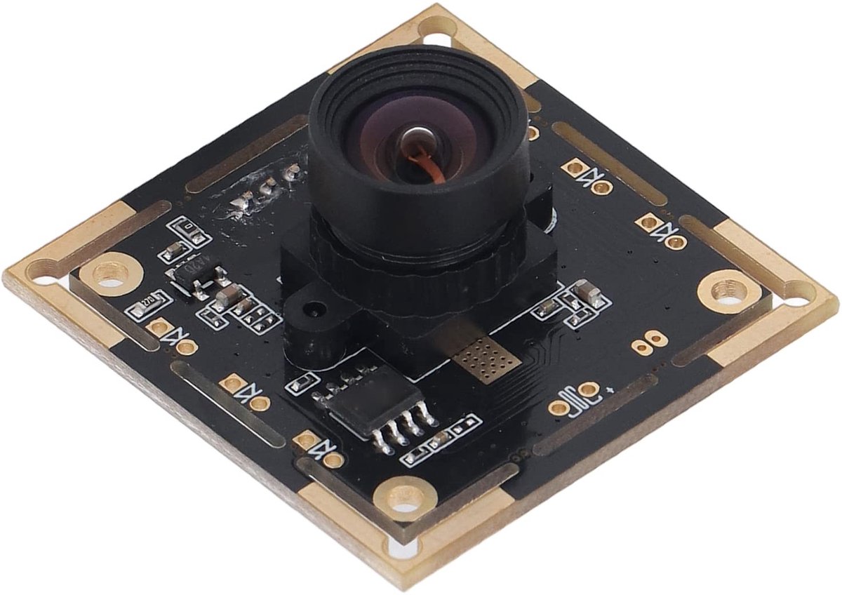 Dailygoody - Cameramodule USB2.0 - 1 MP Webcam - Handmatige focus - Zwart - Video-inspectie - Compact model