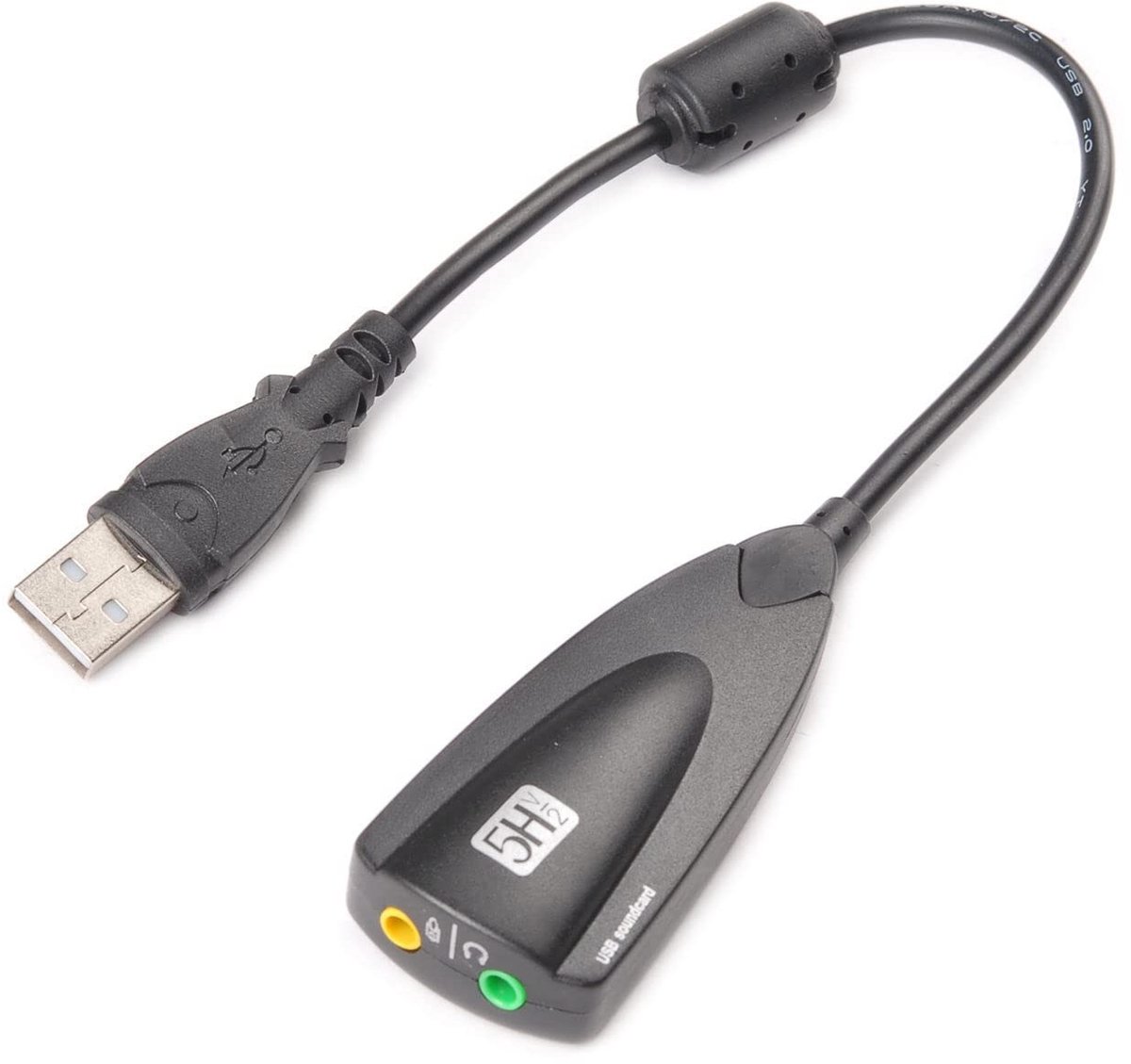 Dailygoody - USB 2.0 externe audio-adapter - 7.1 geluidskaart - Dynamic 3D Surround Sound - voor computer en notebook - plug and play - audio ver