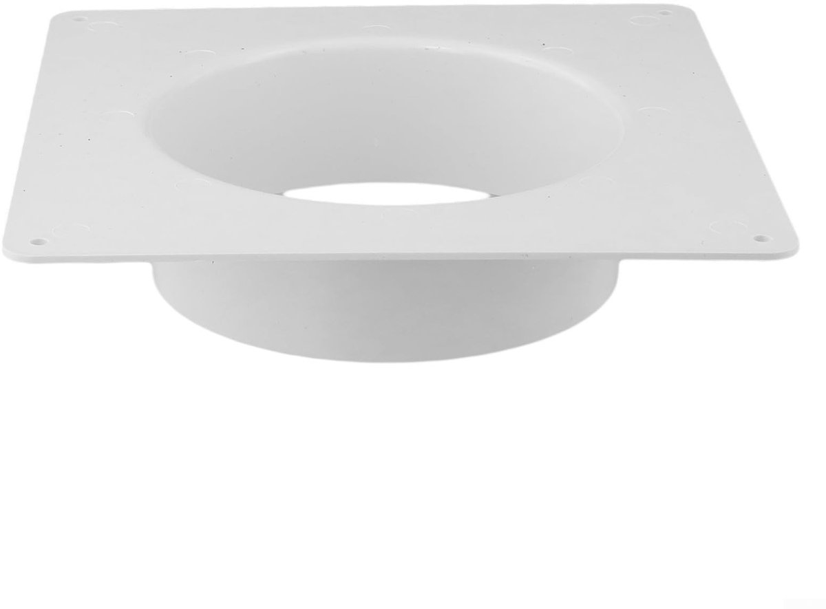 Dailygoody - Lucht Vent Duct Connector Flens - Verwarmen en Koelen - 150mm - Hoogwaardig Kunststof - Geschikt voor HVAC-systemen - Kleur zoals afgebee