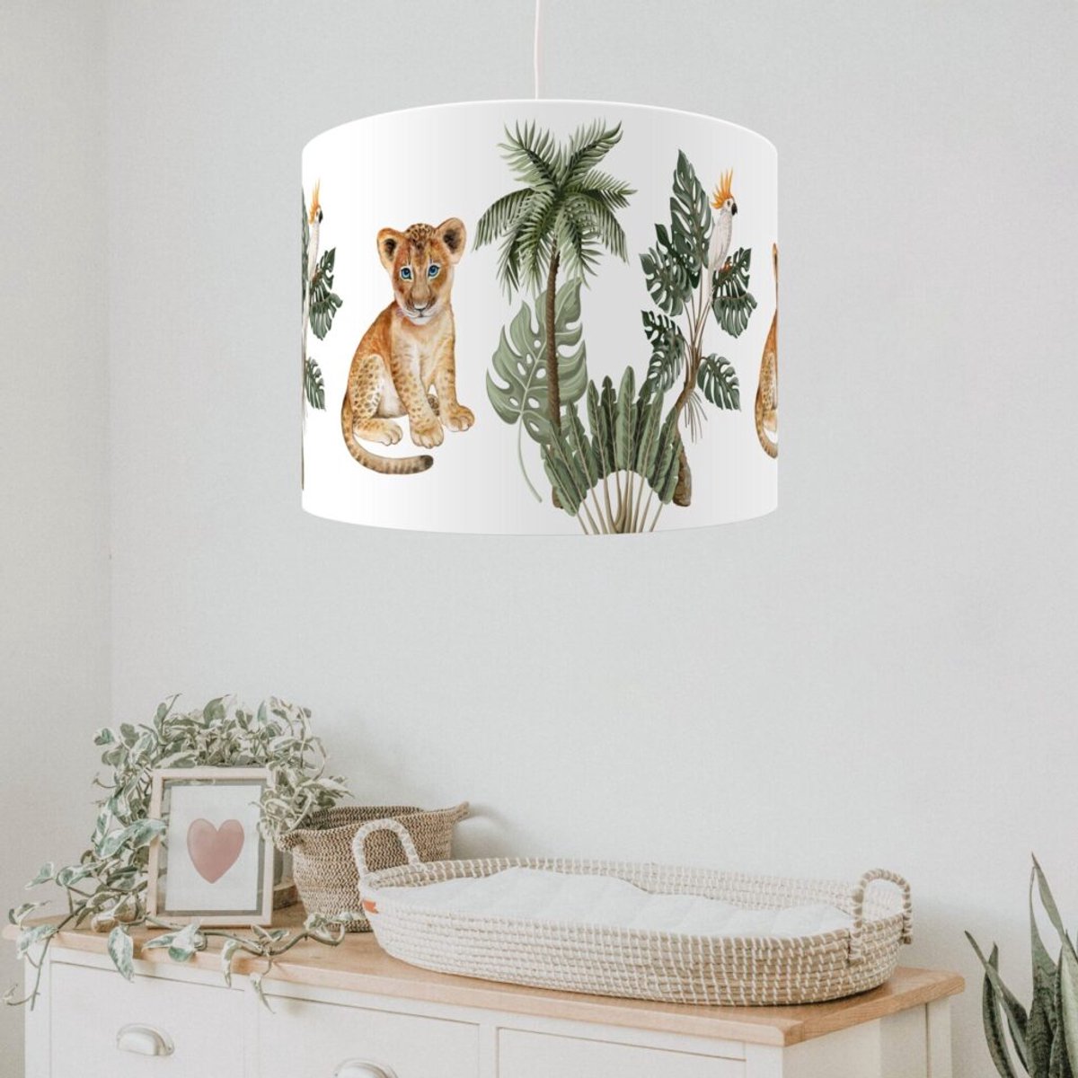 Hanglamp jungle leeuw - babykamer - kinderkamer - lamp dieren - Kinderkameraccessoires - Babykameraccessoires