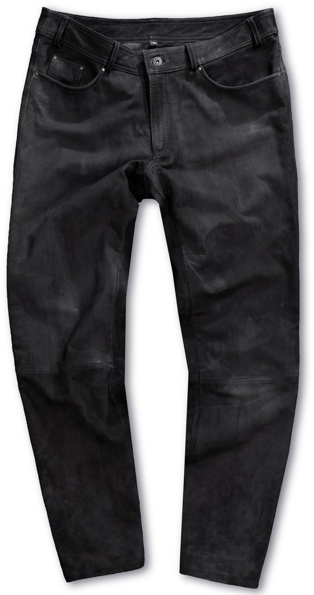 JP 1880 - Heren - leren broek regular fit 5-pocket buffelleer - Bruin - Maat 54