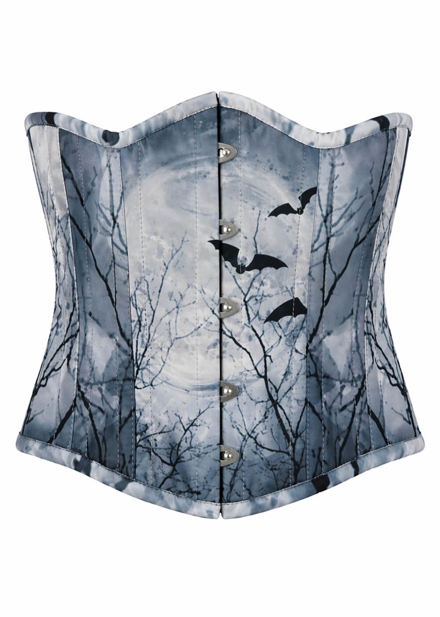 Succubus Clothing Gothic Bat Underbust Corset