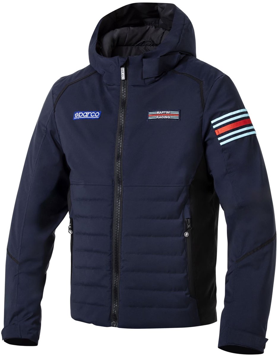 Sparco Martini Racing Winterjas Martini Racing Jas — — Blauw