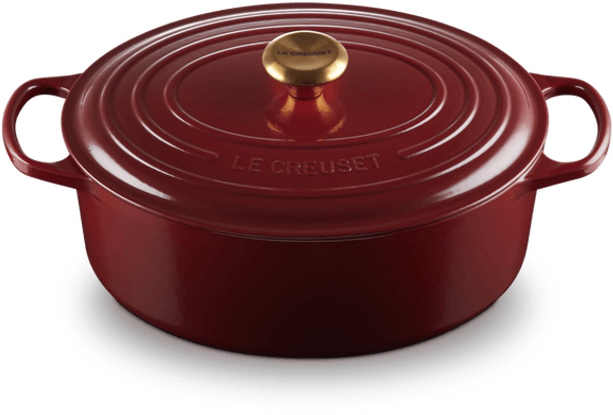 Le Creuset Braadpan Signature - Ovaal - Garnet - ø 29 cm / 4.7 liter