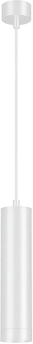 LED Hanglamp - Brinton Axis - Rond Cilinder - Wit - GU10 Fitting