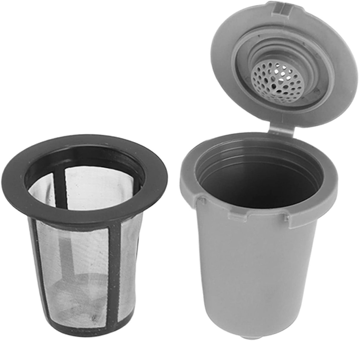 Herbruikbare koffiepads, koffiecapsulefilter, herbruikbare filtercup, koffiefiltercapsule, duurzame koffiefilters, enkele kop koffie filter voor optimale smaak en aroma