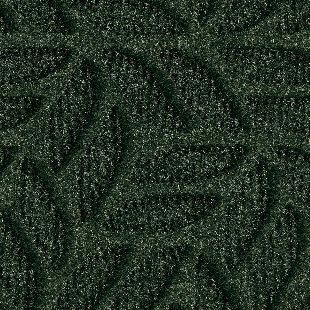 Kleen-Tex Dune Deurmat voor binnen en buiten - Leaves midnight green - 60 x 90cm