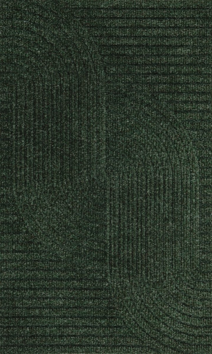 Kleen-Tex Dune Deurmat voor binnen en buiten - Loop midnight green - 60 x 90cm