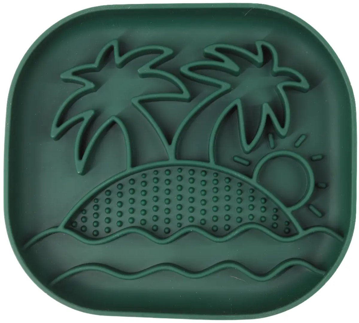 Slowfeeder hond - Bloom Palm - Anti-schrokbak - Donkergroen