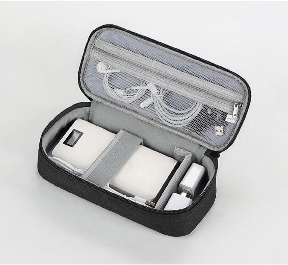 Draagbare Elektronica Organizer voor Reizen, Waterdichte Kabeltas, Tech Pouch voor Opladers en Accessoires, Ideaal voor Kabels en Powerbanks – foto 3