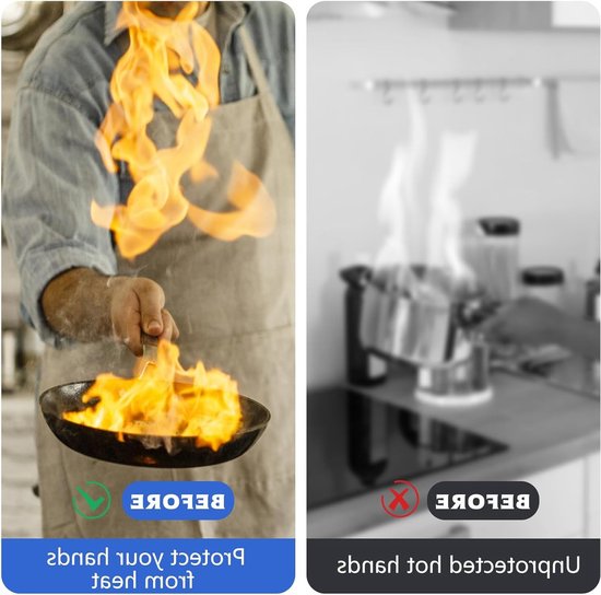 Set van 4 Hittebestendige Silicone Handgrepen voor Pannen, Bescherming voor Gietijzeren Koekenpannen en Kookgerei, Ideaal voor Veilig Koken en Grillen — afbeelding 3