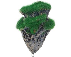 Natuurlijke Aquarium Decoratie met Kunststof Steen - Bimssteen Ornament voor Sierlijke Zwemomgeving - Ideaal voor Kleine Aquaria