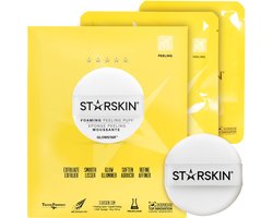 STARSKIN® Glowstar Foaming Peeling Puff – Exfoliërend Reinigingssponsje voor het Gezicht met…