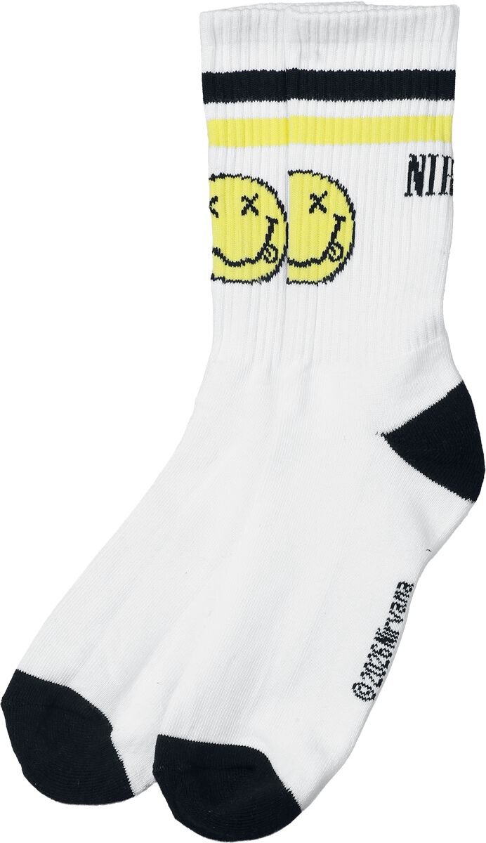 Nirvana Smile Logo Unisex Tennissokken - meerkleurig - EU 41-45