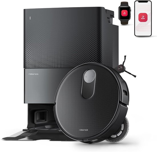 Roborock Qrevo Slim Black - Ultradunne Robotstofzuiger met - Roborock - €859,00