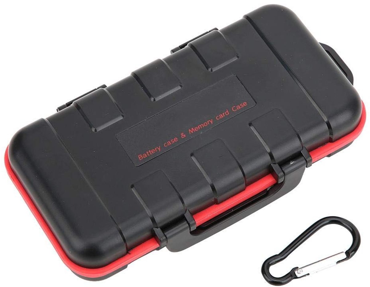 Geheugenkaart en Batterijopslagdoos, Schokbestendige Oplossing voor Camera Batterijen NP-FW50, NP-FZ100, LP-E6, LP-E8, EN-EL15