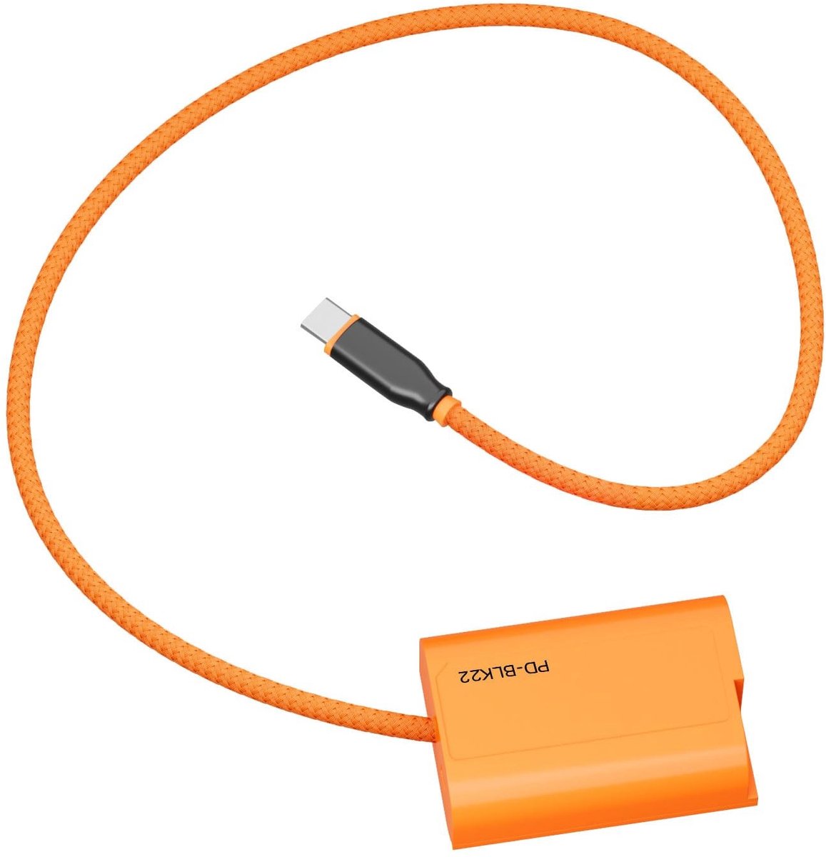 Dailygoody - PD-BLK22 Dummy Battery Kabel - USB-C Adapter - Continuë Voeding - Voor Lumix Camera's - Geschikt voor GH6 GH5 II S5 II