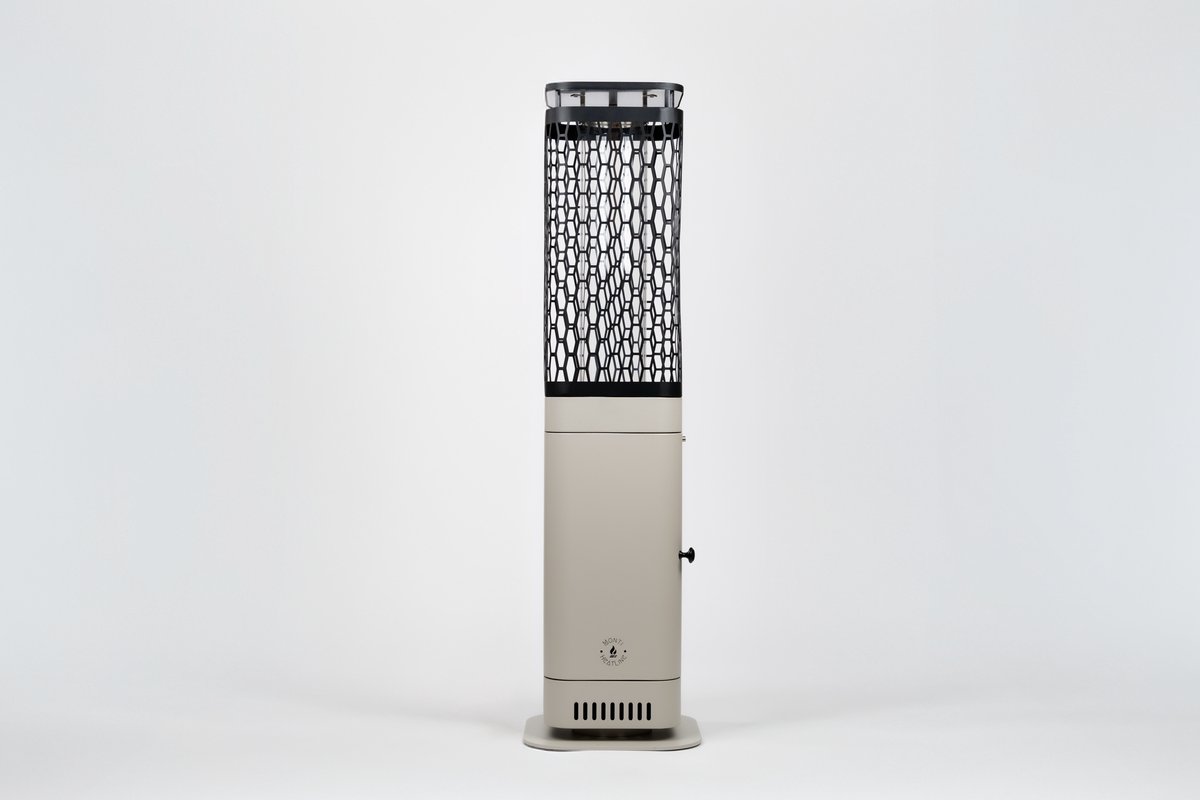 Monti HeatLine Blaze Beige - Pellet terrasverwarmer