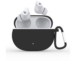 Dailygoody - Siliconen Beschermhoes voor Beats Studio Buds - Lichtgewicht en Schokbestendig - Zwart - Comfortabele Aanraakervaring - Geschikt voor Bea...