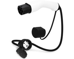 Dailygoody - Type 2 naar Schuko Oplaadadapter - 250V/16A, TÜV Goedgekeurd, 50cm Kabel