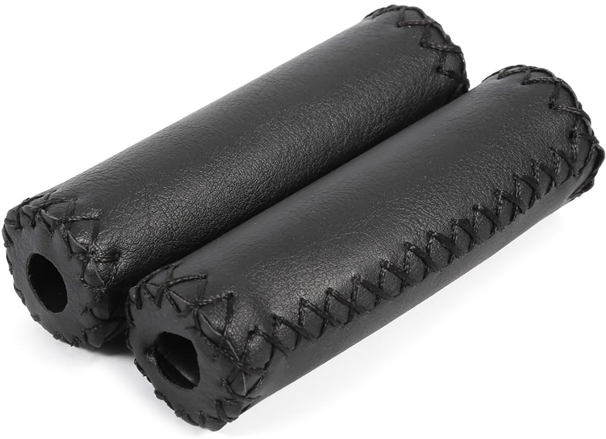 Dailygoody - Fietshandvatten - Antislip - Ergonomisch - Zwart - Kunstleer - Comfortabel voor lange ritten - Geschikt voor volwassenen - Uniseks