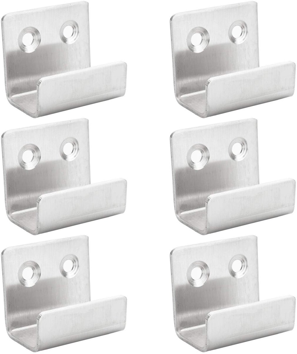 Dailygoody - Heavy Duty Hooks - Wandhaken - Sterk en Duurzaam - 6 Stuks - Voor Thuis, Keuken, Badkamer - Inclusief Schroeven