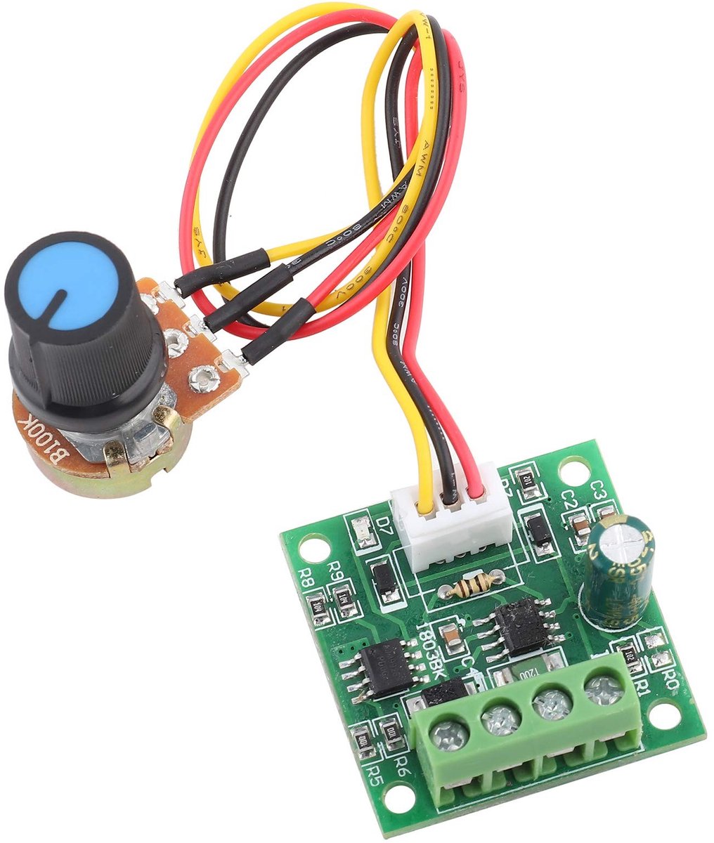 1.8V tot 15V PWM Motorsnelheidsregelaar - Laagspanningsregelmodule voor DC-motoren (Stroom minder dan 2A)