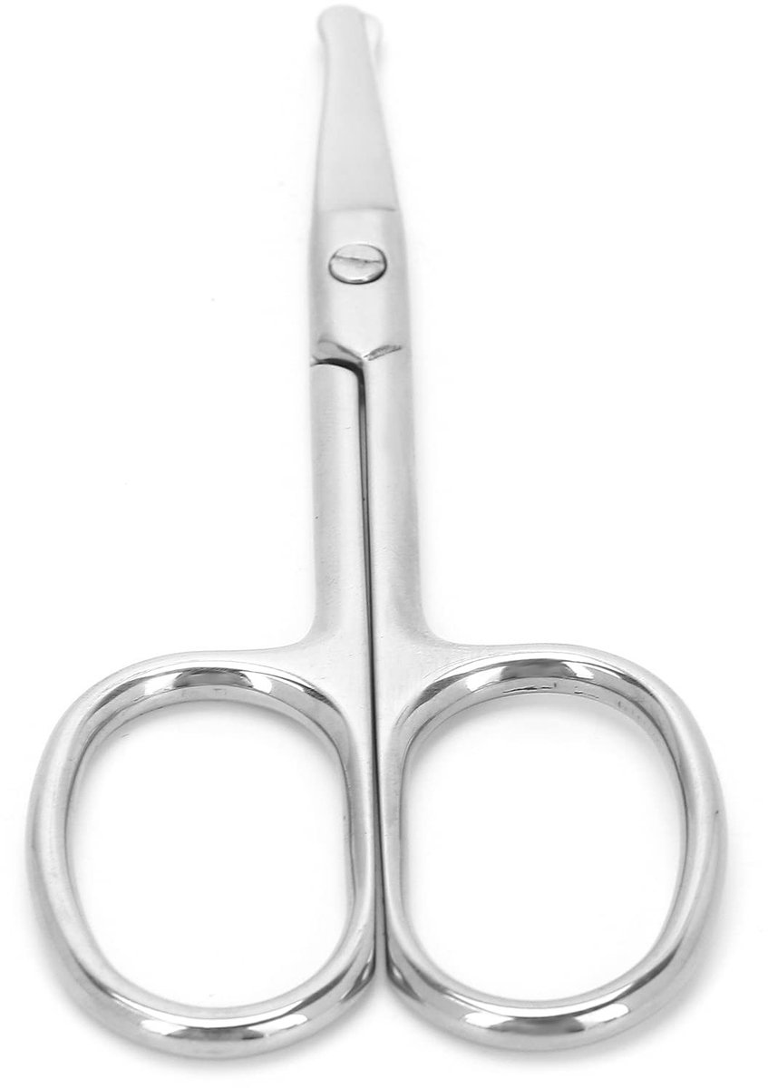 Dailygoody - Neushaar Schaar - Veilig en Precisie Trimmen - Ronde Punt - Oorhaar - Perfect voor Thuisgebruik - Geschikt voor Mannen en Vrouwen - Compa
