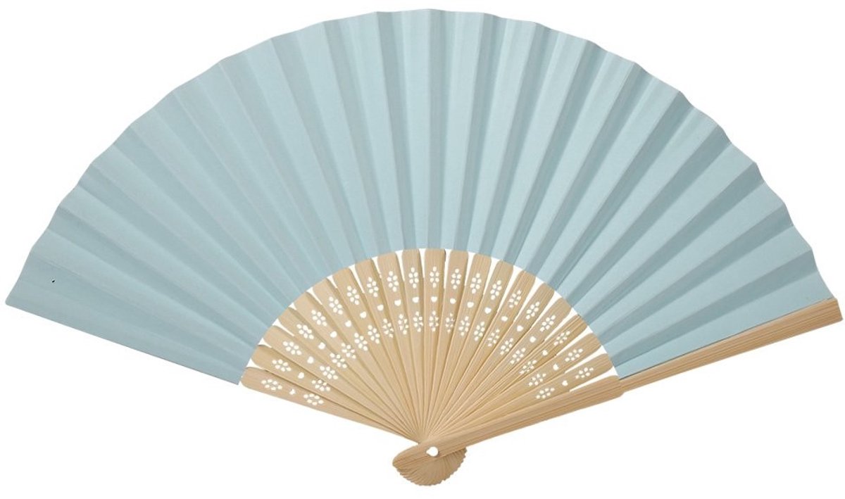 Dailygoody - Opvouwbare Ribbels Fan - DIY Lege Papier Ventilator - Perfect voor Bruiloft en Feest - Kleur #10 - Ventilatie en Decoratie - Handig voor ..