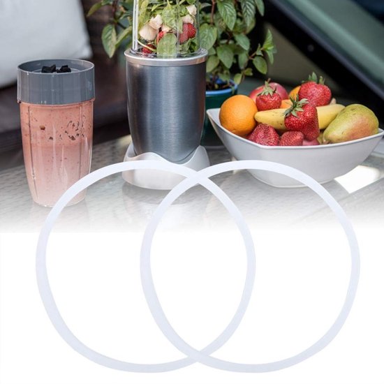 Allecto - Juicer Sealing Ring Set - 2 Stuks - Rubber O-Ringen - Wit - Geschikt voor 600W Juicer - Duurzaam en flexibel - Hoge kwaliteit rubber van Merkloos — afbeelding 5