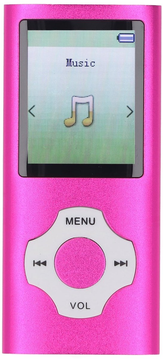 Golden crown - Bluetooth MP3-speler - Draagbare Muziekspeler - Ruisonderdrukking - Ultraslank Formaat - 64 GB Geheugenkaart - Geschikt voor Kinderen en ...