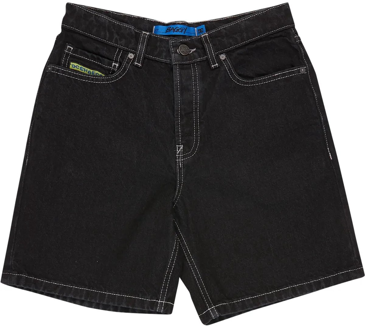 Dc Shoes Edbds03016 Baggy Fit Korte Jeans 14 Years Jongen Zwart