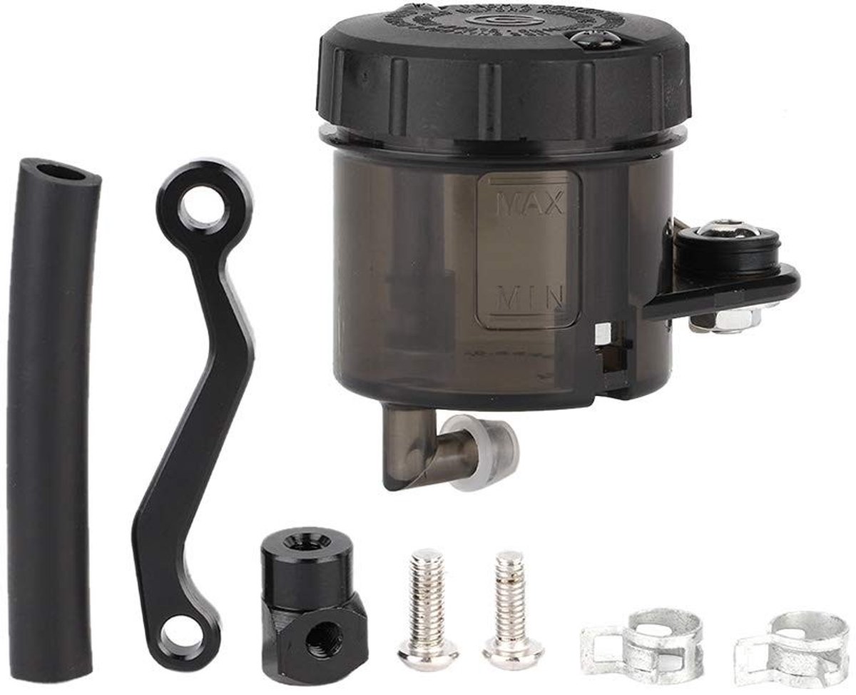 Dailygoods- Remvloeistofreservoir Universeel - Oliecup - Koppelingstank - Motorfiets - Duurzaam ABS - Eenvoudige Installatie