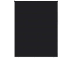 vidaXL - Buitenrolgordijn - UV-bescherming - Zwart - 200 - x - 140 - cm - (B - x - H)