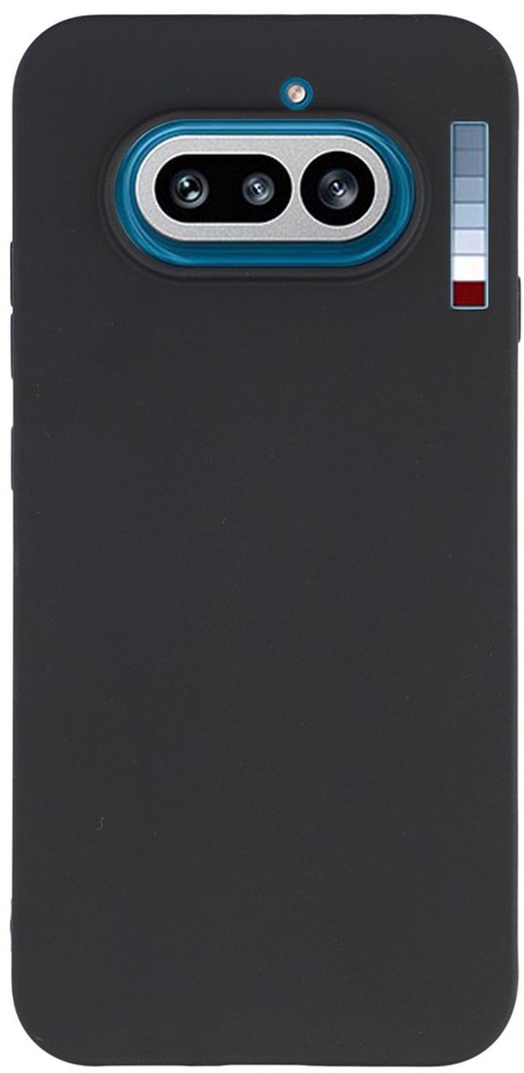 MobyDefend Hoesje - Geschikt voor Nothing Phone (4a) - TPU Backcover - Mat Zwart