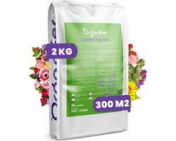 Groenbemester – Zadenmix 10 Soorten (2 Kg – 3000 M²) – Bodemverbeteraar Met Onder Andere Niger, Winterrogge, Phacelia Zaad, Mosterdzaad Groenbemester, Japanse Haver – Verhoogt Organische Stof In Bodem – Verbetert Bodemstructuur – Organifer
