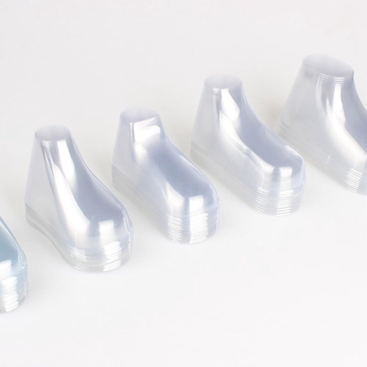 Dailygoody - Transparante kunststof houders voor schoenen - Schoenspanners - Voorkom vervorming - Babyvoetenstandaard - Voor jongens en meisjes