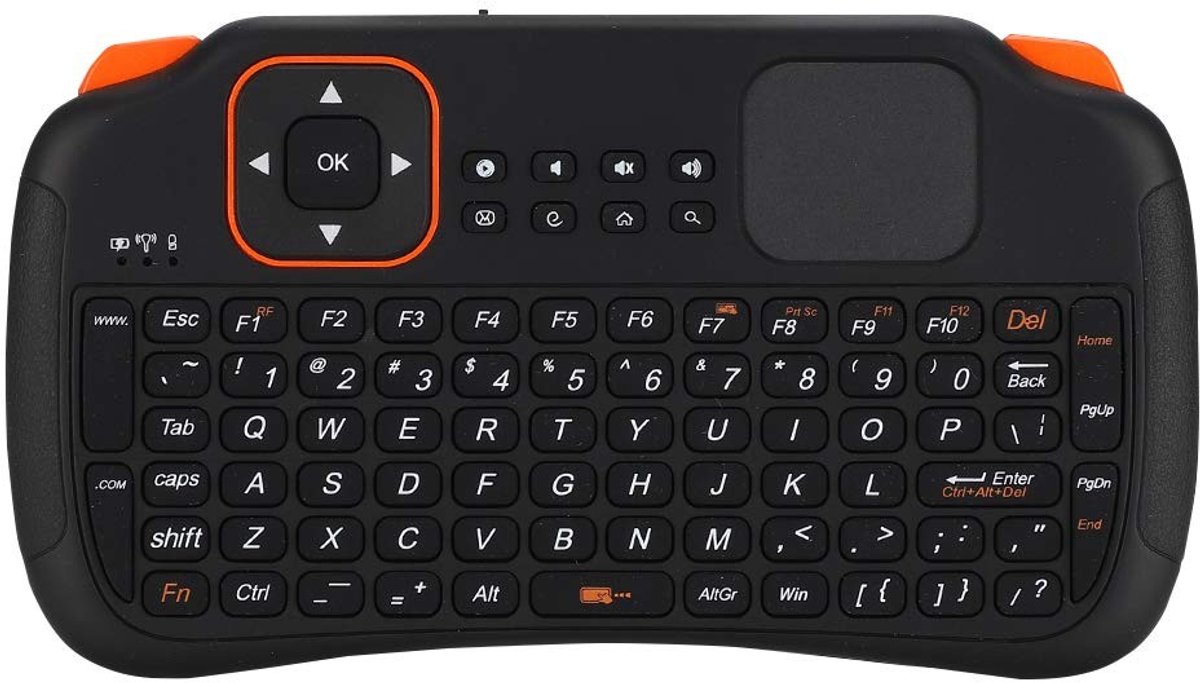 Dailygoody - Mini Draadloos Toetsenbord - Oplaadbaar - Compact formaat - Toetsenbord met Touchpad - Geschikt voor PC en TV-box