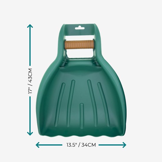SPHProducts - Bladgrijper - Bladverzamelaar - Krachtbesparende handgreep - Groen - Bladhark - Handgereedschap - Geschikt voor tuinwerk - Set van 2 van Sphproducts — afbeelding 5