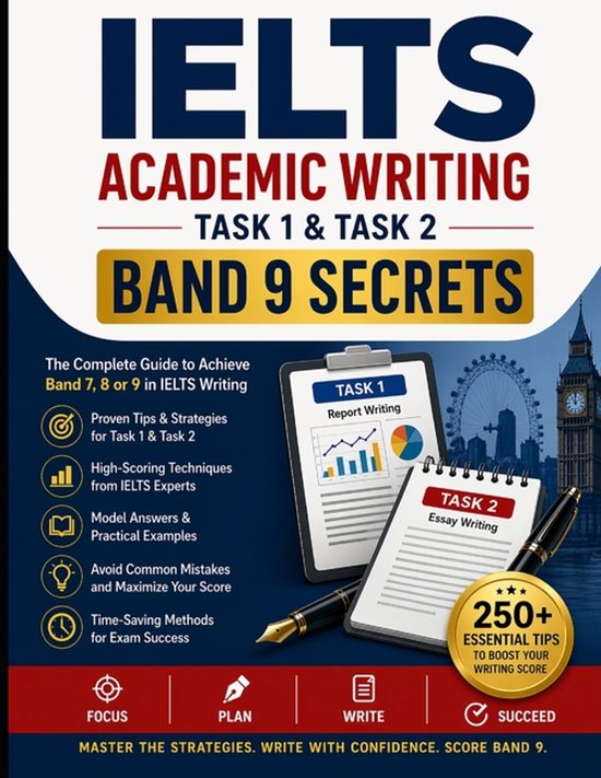 IELTS Academic Writing: Task 1 & Task 2 Band 9 Secrets | 9798258588104 ...