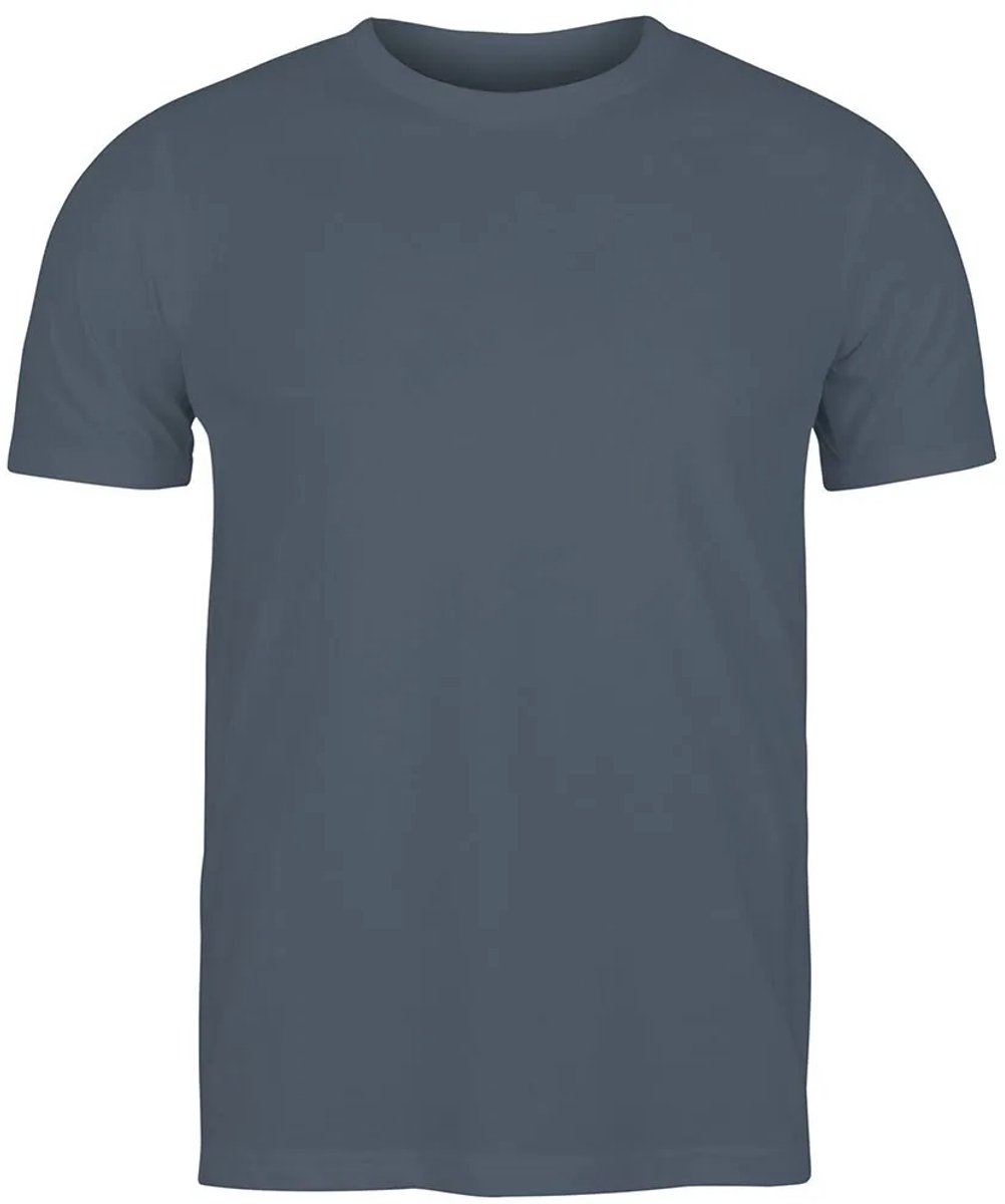 Joluvi Combed Cotton T-shirt Met Korte Mouwen Man Vigore Charcoal