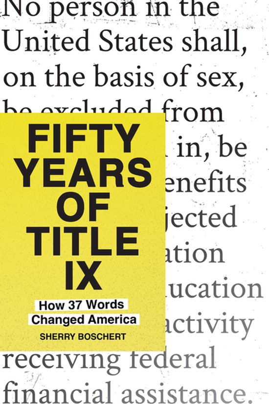 Fifty Years of Title IX - cover