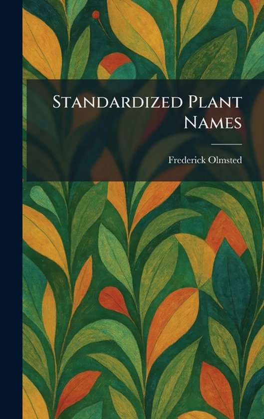 Standardized Plant Names - cover