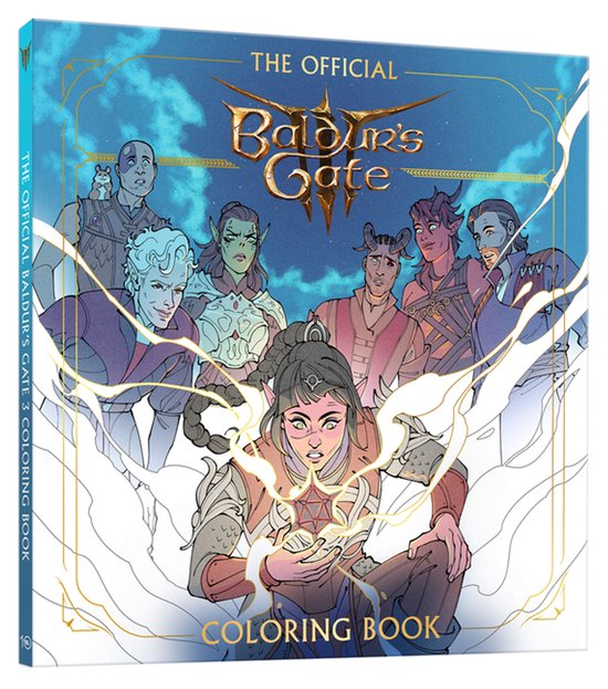 The Official Baldur's Gate 3 Coloring Book - cover
