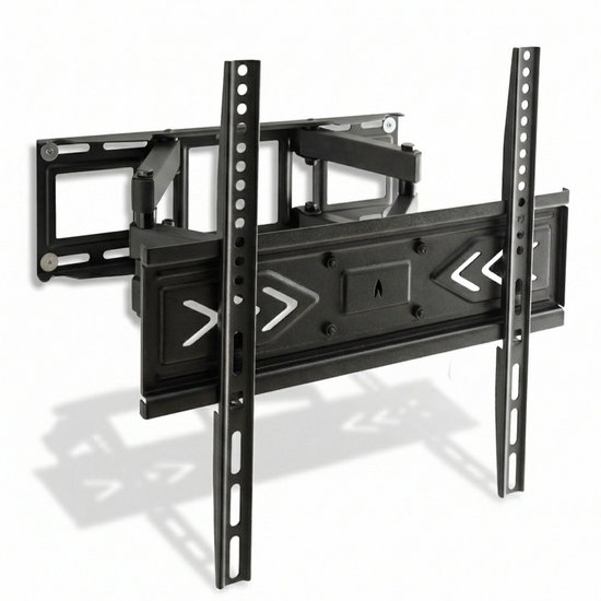 Meisterhome TV Muurbeugel 32 t/m 70 Inch – Draaibaar & Kantelbaar – Universele TV Beugel – VESA 400x400 – Uitschuifbaar – Max. 45 kg – Zwart