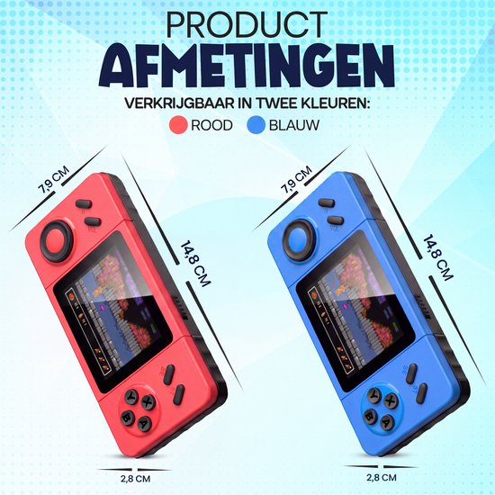 Retro Game Console – Handheld Spelcomputer voor kinderen – Gameboy ...